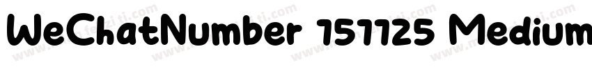 WeChatNumber 151125 Medium字体转换